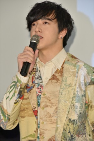 映画『チワワちゃん』公開記念舞台挨拶に登壇した上遠野太洸