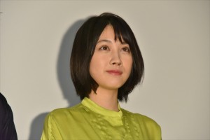 映画『チワワちゃん』公開記念舞台挨拶に登壇した松本穂香