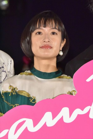 映画『チワワちゃん』公開記念舞台挨拶に登壇した門脇麦