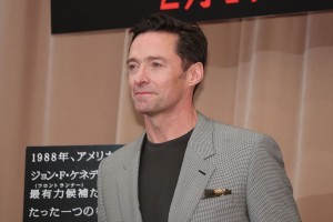映画『フロントランナー』日本記者クラブ記者会見に登壇したヒュー・ジャックマン