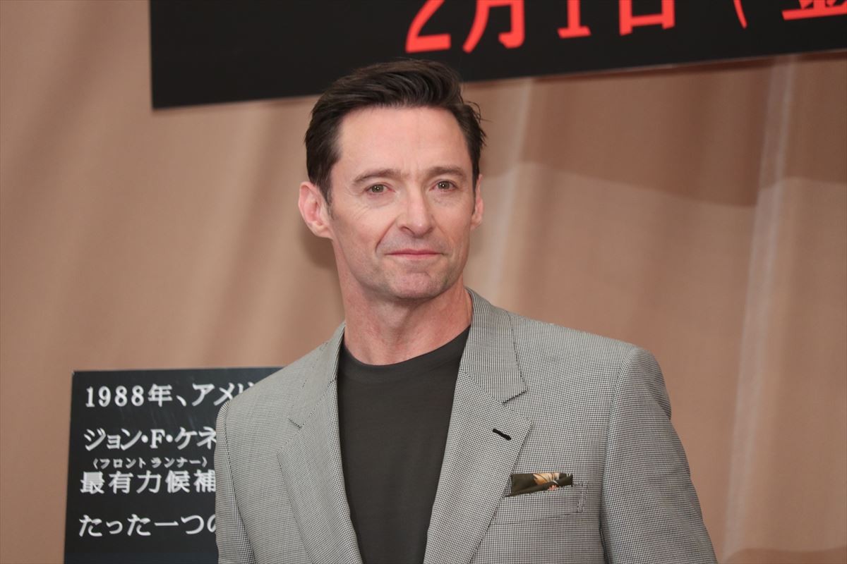ヒュー・ジャックマン来日、大統領候補役に「チャレンジしたかった」　最新作への思いを明かす