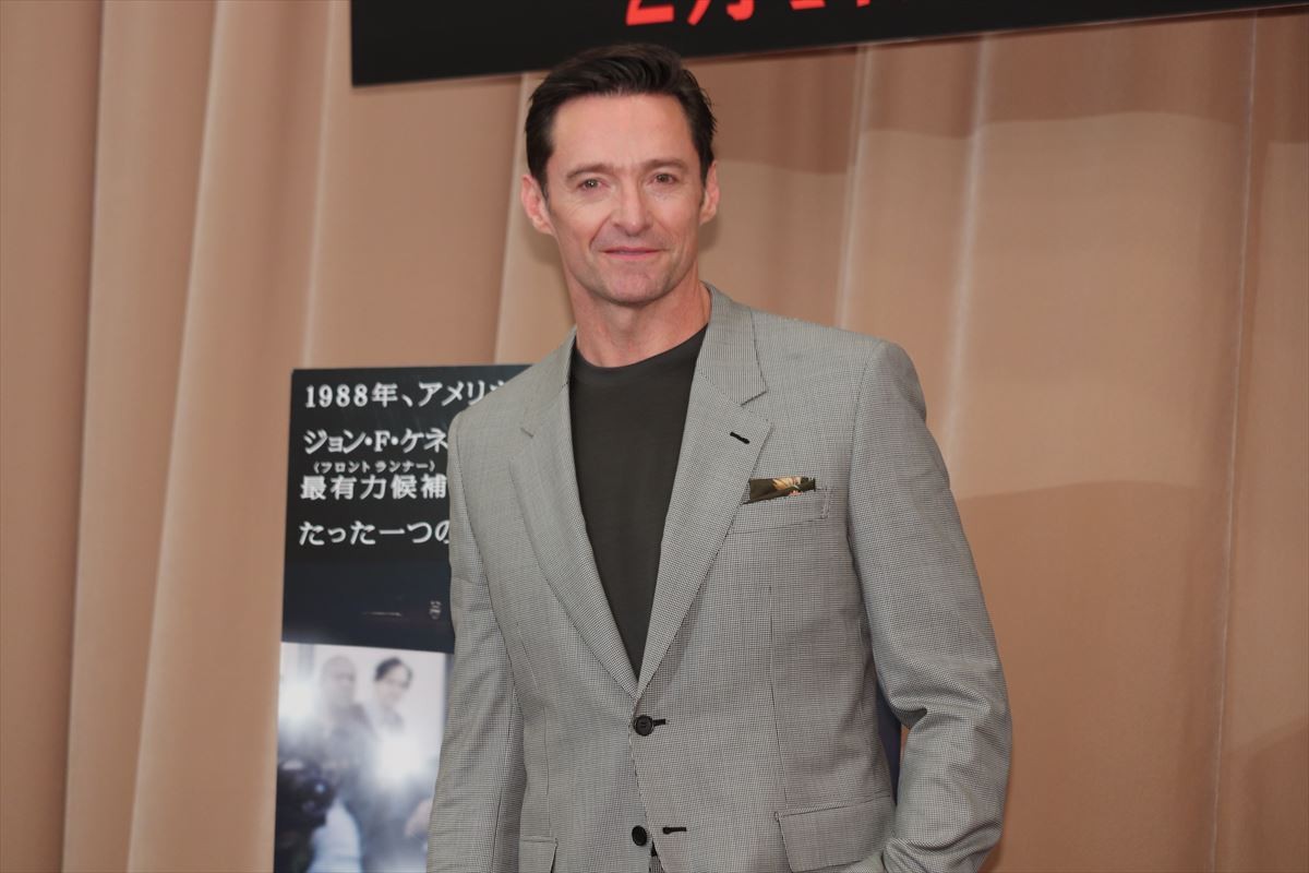 ヒュー・ジャックマン来日、大統領候補役に「チャレンジしたかった」　最新作への思いを明かす