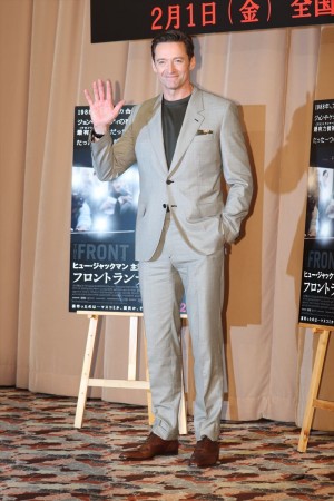 映画『フロントランナー』日本記者クラブ記者会見に登壇したヒュー・ジャックマン