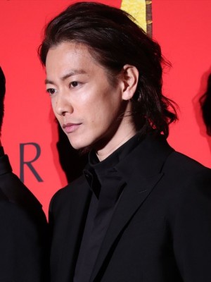 映画『サムライマラソン』完成披露レッドカーペットイベントに登場した佐藤健