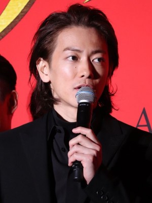 映画『サムライマラソン』完成披露レッドカーペットイベントに登場した佐藤健