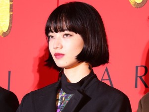 映画『サムライマラソン』完成披露レッドカーペットイベントに登場した小松菜奈