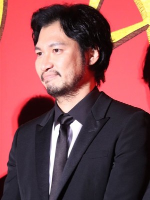 映画『サムライマラソン』完成披露レッドカーペットイベントに登場した青木崇高