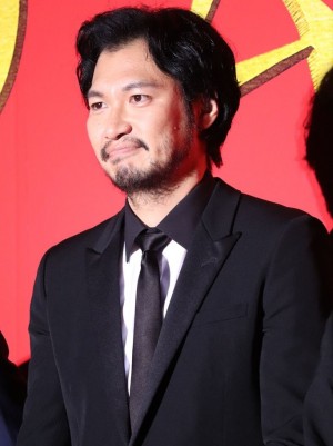 映画『サムライマラソン』完成披露レッドカーペットイベントに登場した青木崇高