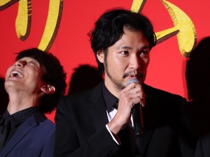 映画『サムライマラソン』完成披露レッドカーペットイベントに登場した青木崇高
