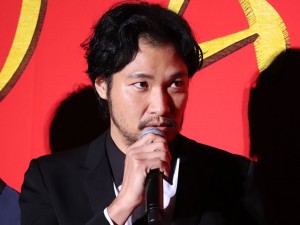 映画『サムライマラソン』完成披露レッドカーペットイベントに登場した青木崇高