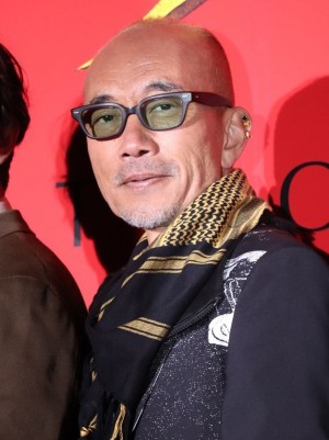 映画『サムライマラソン』完成披露レッドカーペットイベントに登場した竹中直人