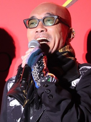 映画『サムライマラソン』完成披露レッドカーペットイベントに登場した竹中直人