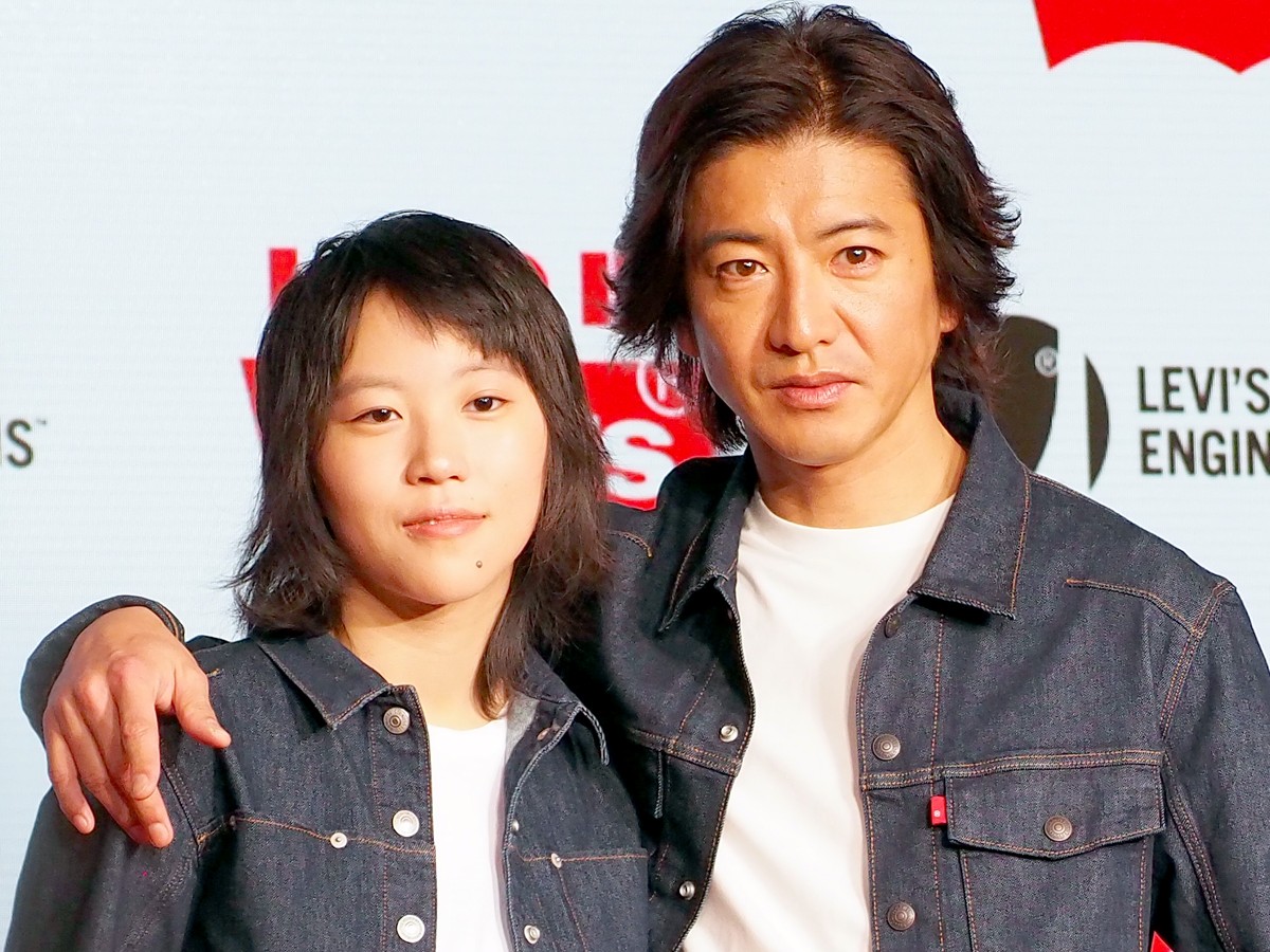 木村拓哉、フェイウォン娘とCM共演　踊り合う撮影は「すごく楽しかった」