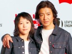 （左から）「LEVI’S ENGINEERED JEANS」新CM発表会に登場したリア・ドウ、木村拓哉