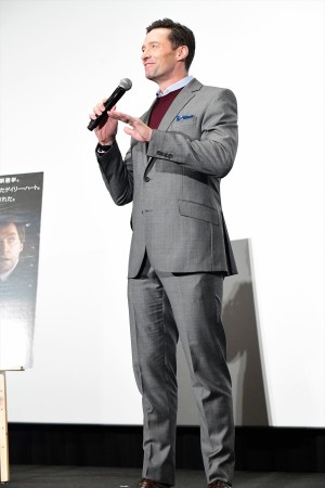 映画『フロントランナー』スペシャル・ファンスクリーニング舞台挨拶に登場したヒュー・ジャックマン