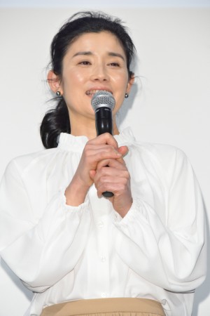 石田ひかり、映画『凜‐りん‐』プレミア試写会舞台挨拶に登壇