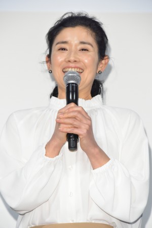 石田ひかり、映画『凜‐りん‐』プレミア試写会舞台挨拶に登壇