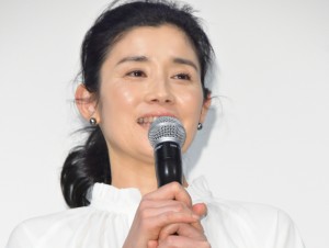 石田ひかり、映画『凜‐りん‐』プレミア試写会舞台挨拶に登壇