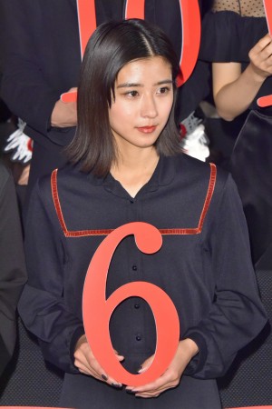 『十二人の死にたい子どもたち』公開記念舞台挨拶に出席した黒島結菜