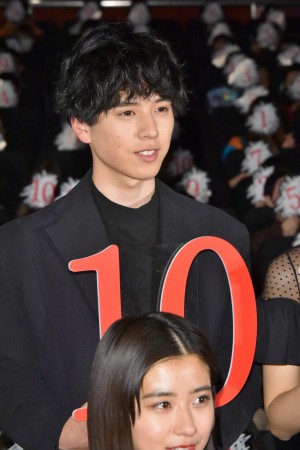『十二人の死にたい子どもたち』公開記念舞台挨拶に出席した坂東龍汰