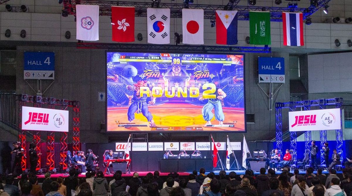 「eSPORTS国際チャレンジカップ ~日本代表vsアジア選抜~」の様子