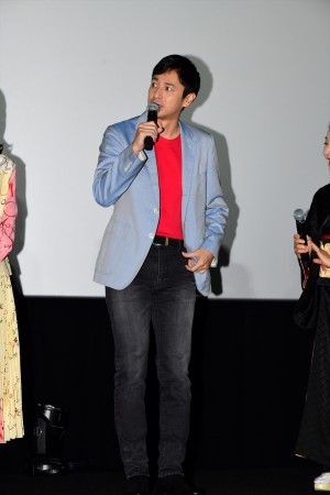 映画『劇場版シティーハンター ＜プライベート・アイズ＞』完成披露試写会に登場した徳井義実