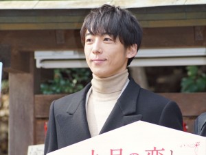 『九月の恋と出会うまで』完成披露イベントに登場した高橋一生