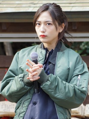 『九月の恋と出会うまで』完成披露イベントに登場した川口春奈