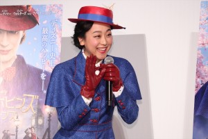 『メリー・ポピンズ リターンズ』前夜祭イベントに登場した浅田真央