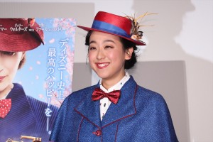 『メリー・ポピンズ リターンズ』前夜祭イベントに登場した浅田真央
