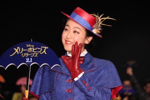 『メリー・ポピンズ リターンズ』前夜祭イベントに登場した浅田真央