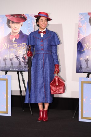 『メリー・ポピンズ リターンズ』前夜祭イベントに登場した浅田真央