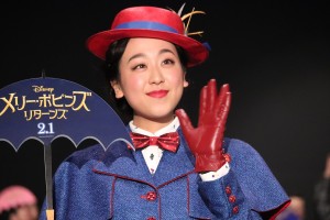 『メリー・ポピンズ リターンズ』前夜祭イベントに登場した浅田真央