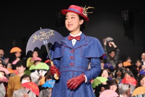 『メリー・ポピンズ リターンズ』前夜祭イベントに登場した浅田真央