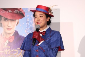 『メリー・ポピンズ リターンズ』前夜祭イベントに登場した浅田真央