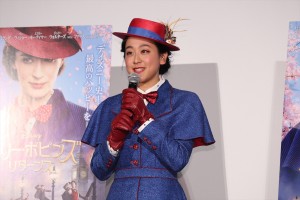 『メリー・ポピンズ リターンズ』前夜祭イベントに登場した浅田真央