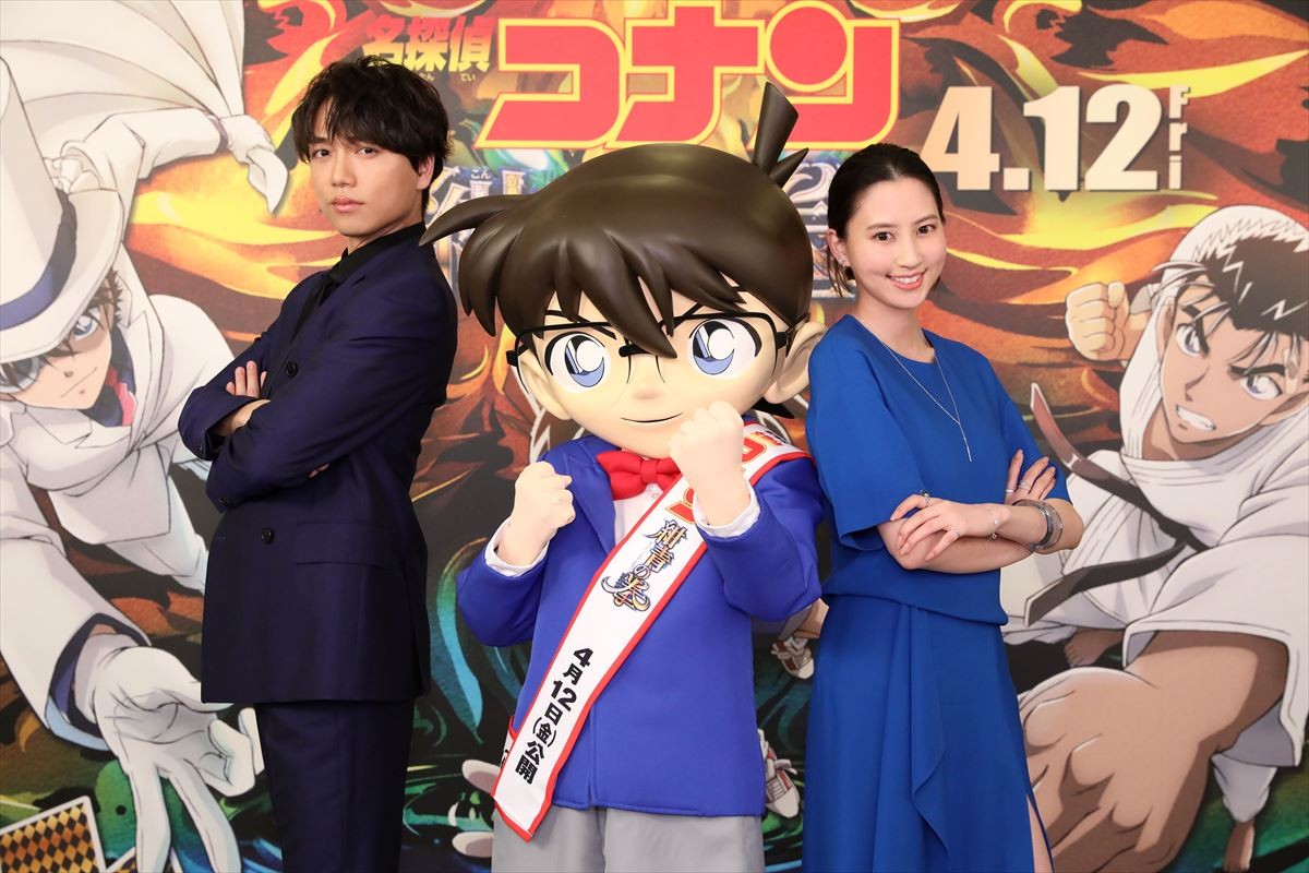 『名探偵コナン 紺青の拳』ゲスト声優に山崎育三郎＆河北麻友子　セリフはほぼ英語