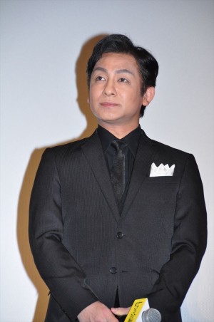 映画『七つの会議』公開初日舞台挨拶に登壇した片岡愛之助