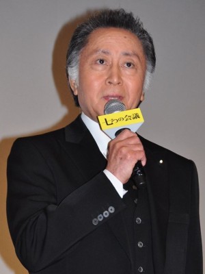 映画『七つの会議』公開初日舞台挨拶に登壇した北大路欣也