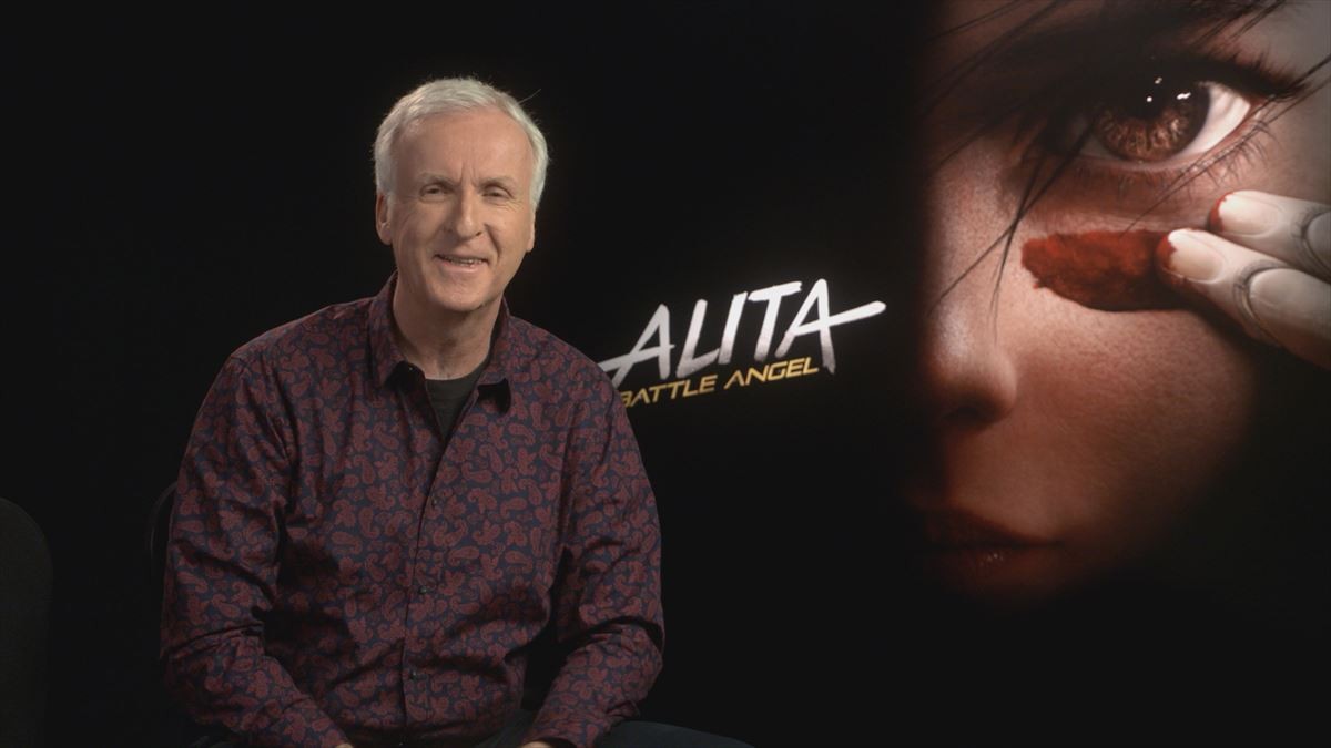 ジェームズ・キャメロン緊急会見『アリータ』25年越しの映画化に原作・木城も感動