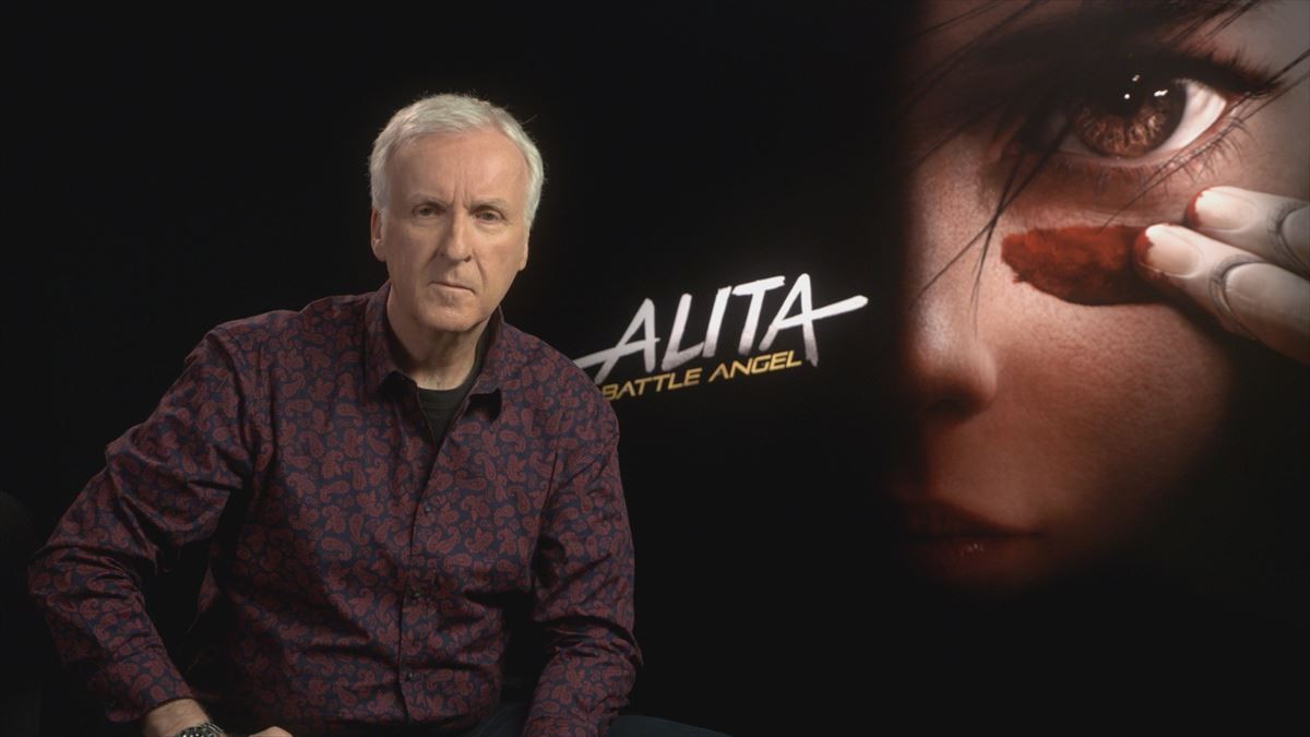 ジェームズ・キャメロン緊急会見『アリータ』25年越しの映画化に原作・木城も感動