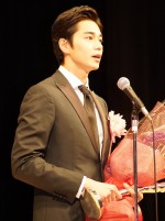 第40回ヨコハマ映画祭表彰式、主演男優賞を受賞した東出昌大