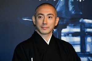 六本木歌舞伎第三弾『羅生門』製作発表会見に登場した市川海老蔵