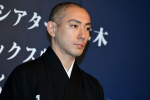 六本木歌舞伎第三弾『羅生門』製作発表会見に登場した市川海老蔵