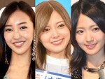 （左から）板野友美、白石麻衣、鈴木愛理