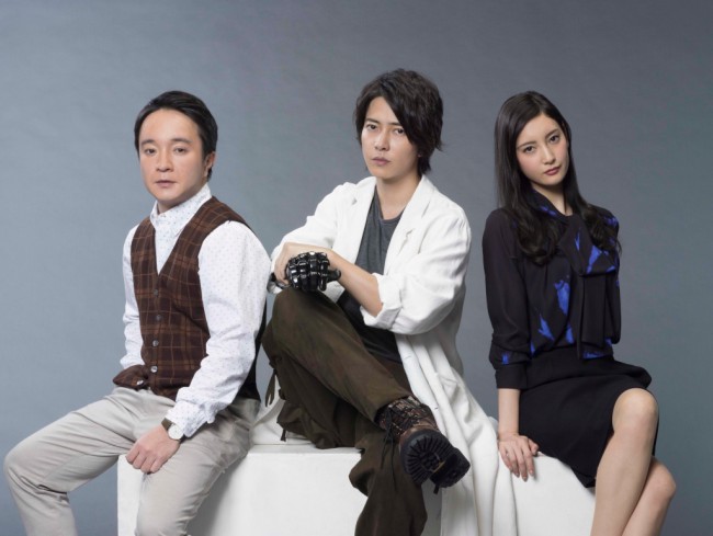 （左から）金曜ドラマ『インハンド』に出演する濱田岳、山下智久、菜々緒