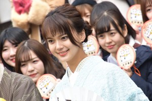 『トラさん～僕が猫になったワケ～』大ヒット祈願イベントに登場した多部未華子