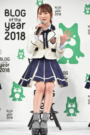 『BLOG of the year 2018』に登場した川上礼奈（NMB48）