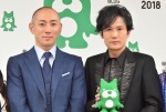 （左から）『BLOG of the year 2018』に登場した市川海老蔵、稲垣吾郎