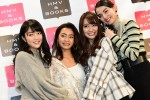 プラチナム次世代カレンダー発売イベントに出席した（左から）松川菜々花、遠山茜子、みうらうみ、黒木麗奈